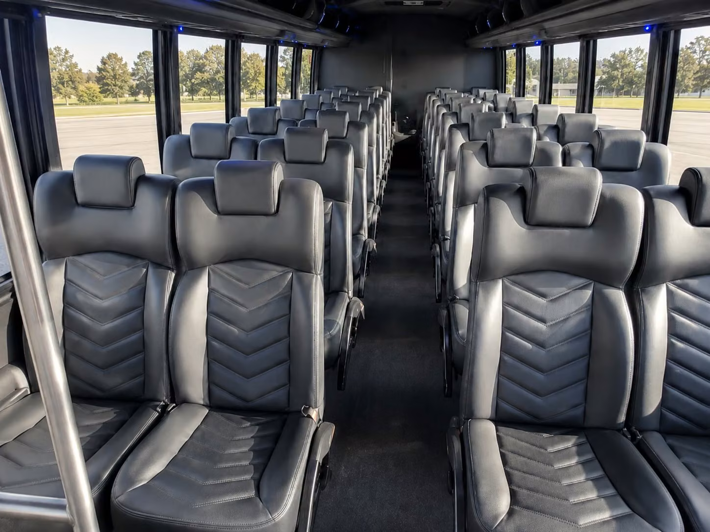 18 passenger minibus interior