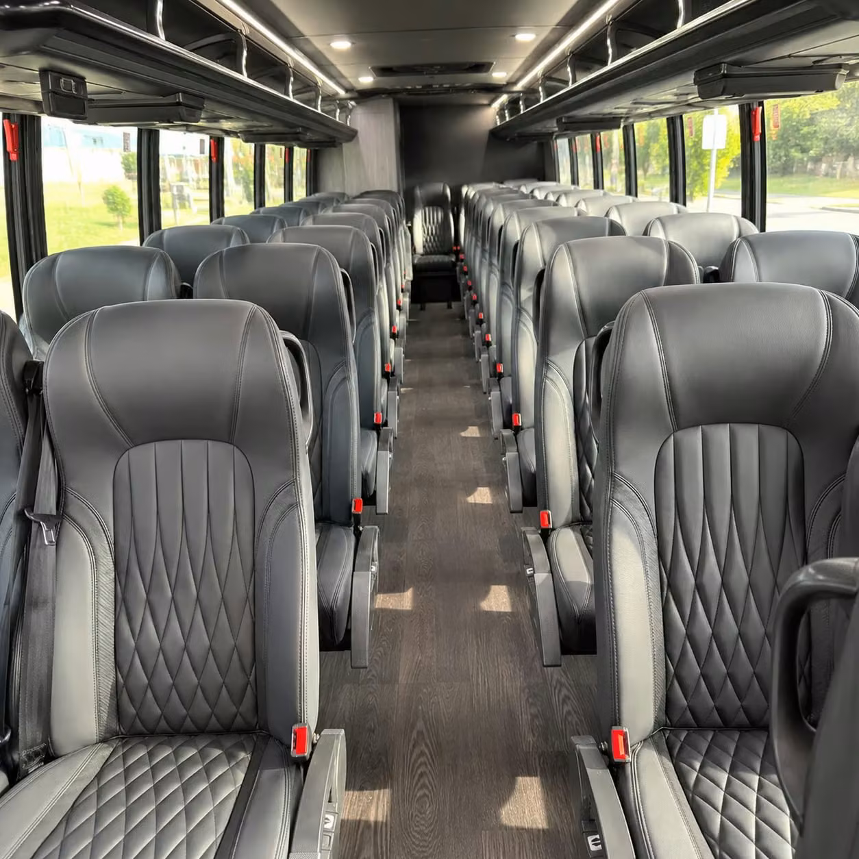 25 passenger minibus inside
