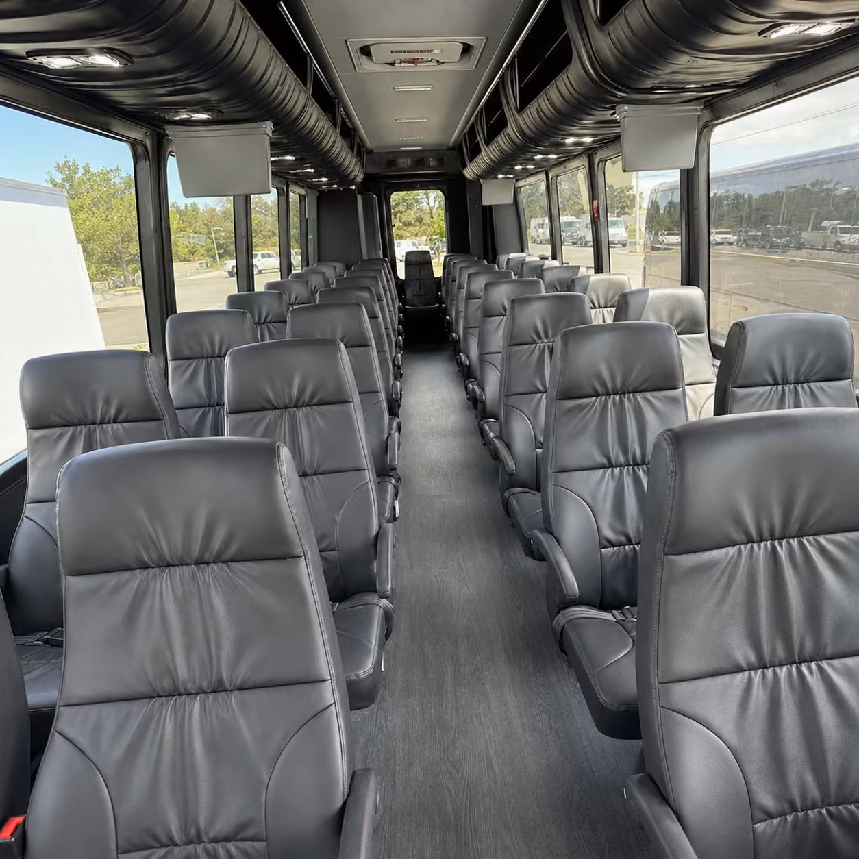 30 passenger minibus interior