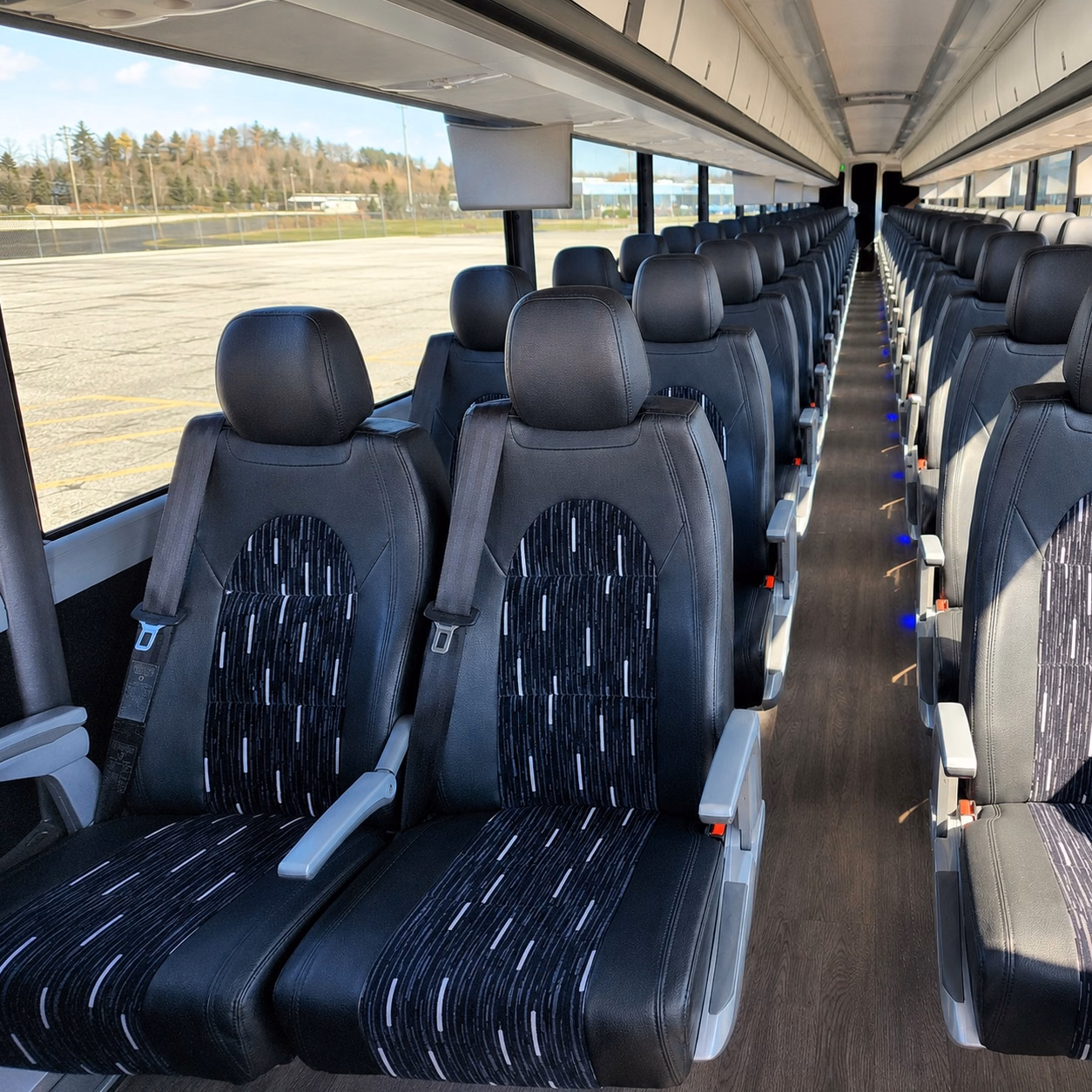 how trip distance and duration change bus rental rates in lancaster